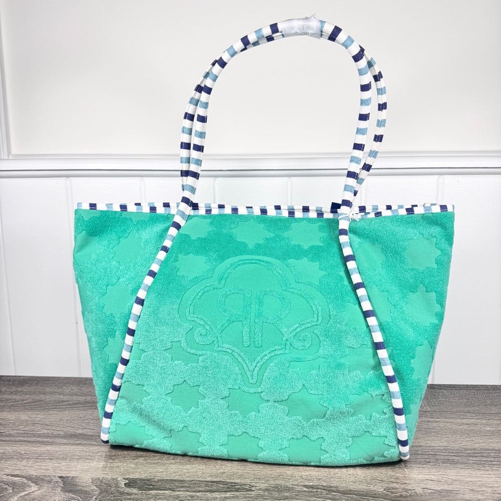 NEW Roller Rabbit Target Large Star Geo Terry Beach Tote Bag